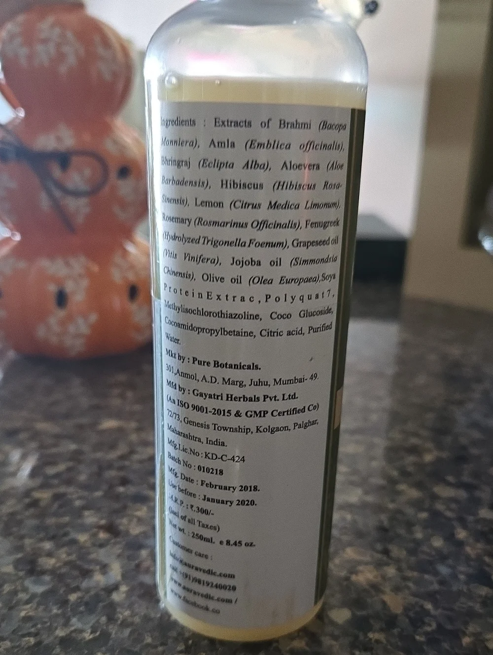 Aura Vedic Hair Fall Control Shampoo - Strengthen & Prevent Hair Loss